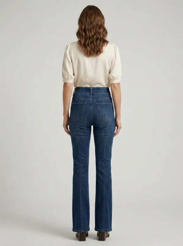 Women's High Waist Casual Denim Jeans
