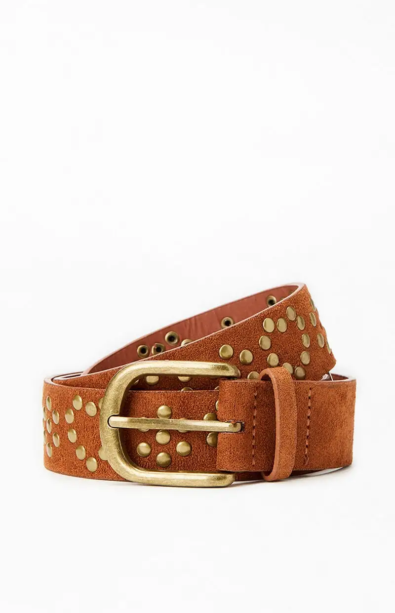 PacSun Faux Suede Studded Belt