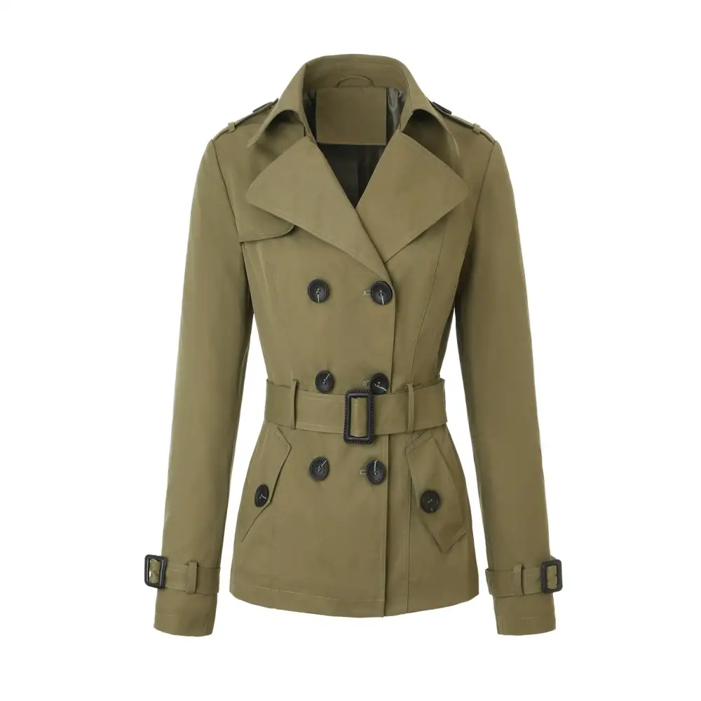 Refined Waist Tie Trench Coat