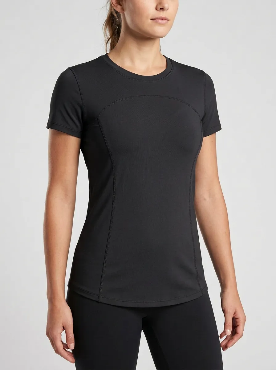 Women's Curved-Seam Training Crewneck T-Shirt