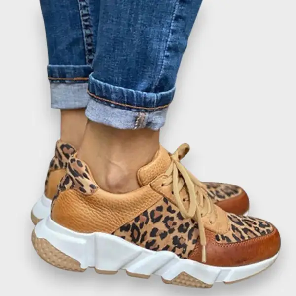 Leopard Print Everyday Casual Sneakers