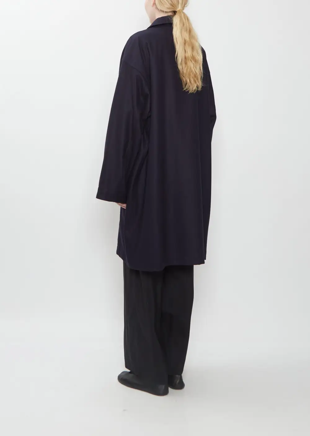 Women's Modern Rounded Longline Coat