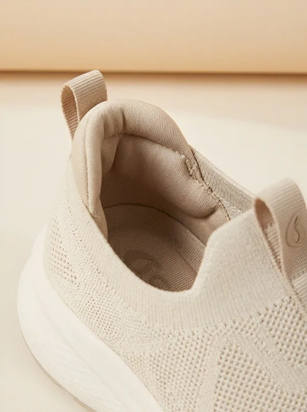 Women's Knit Walking Slip-On Mesh Athletic Sneakers