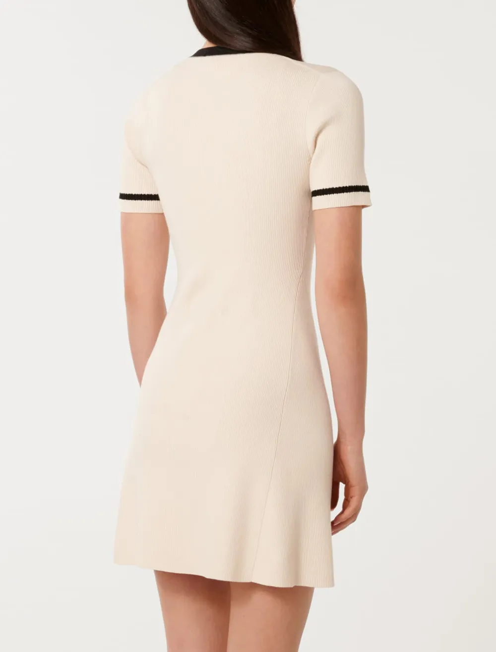 Crew Neck Knit Mini Dress