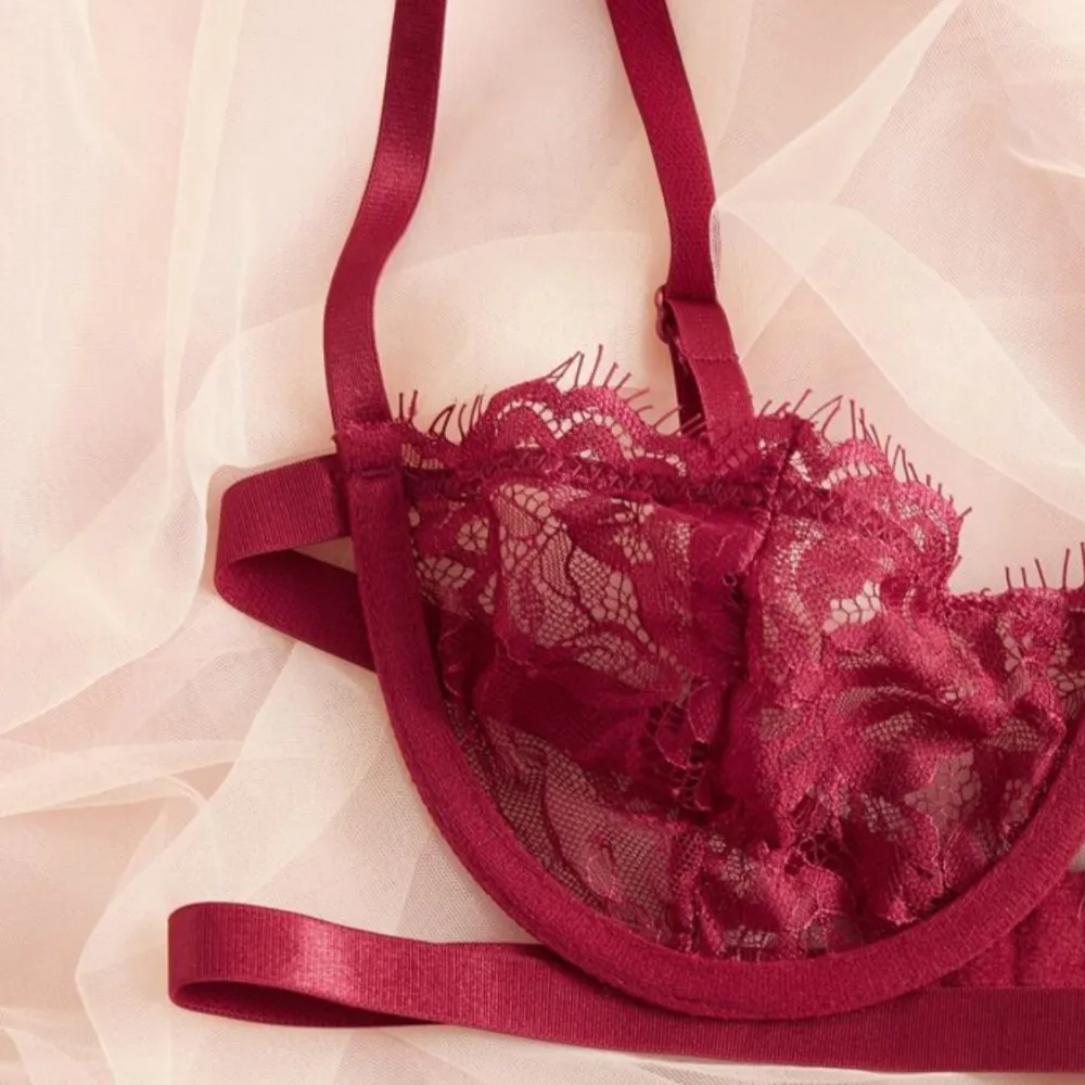 Lace Mesh Lingerie Set