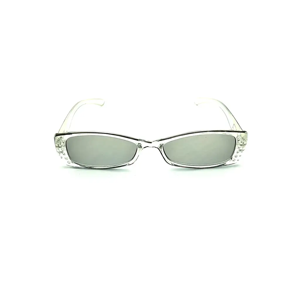Rhinestone Full Magnification Reading Sunglasses with Case