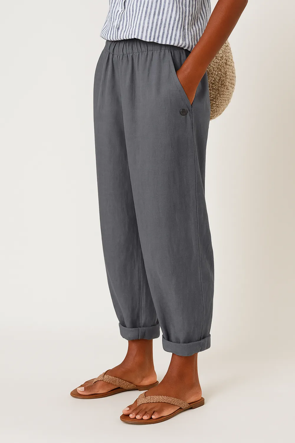  Relaxed Pocket Cuffed Pants