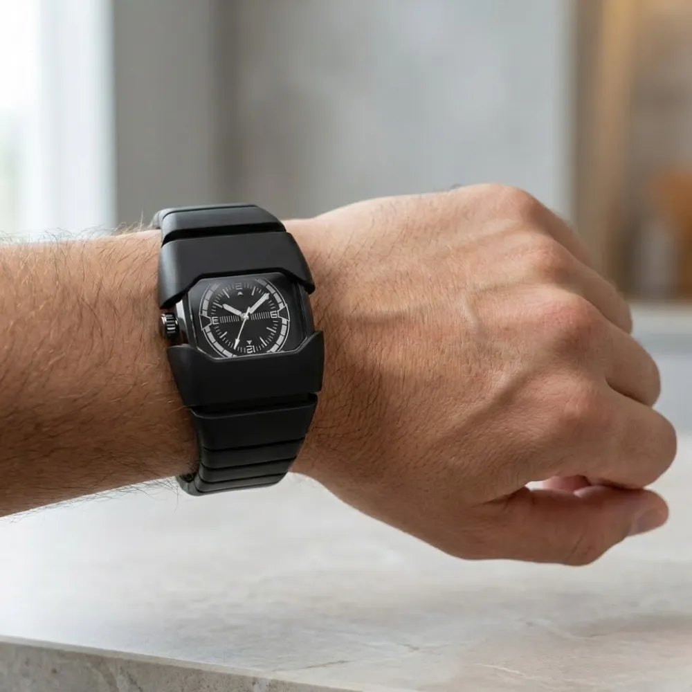 Compass Dial Men's Watch