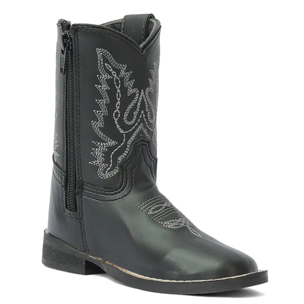 Casual Side Pull Men's Denim Boots