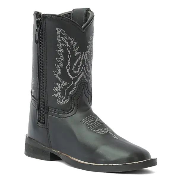 Casual Side Pull Men's Denim Boots