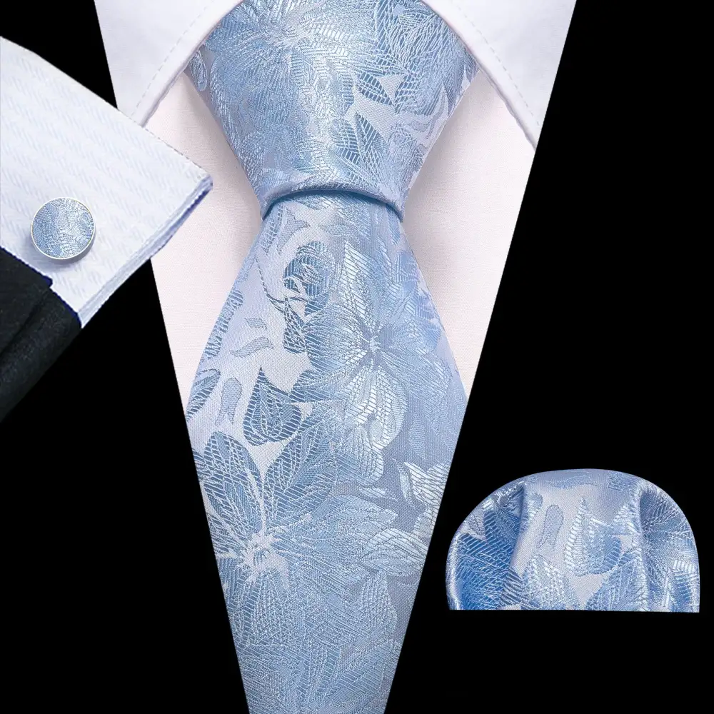 Floral Formal Necktie Set
