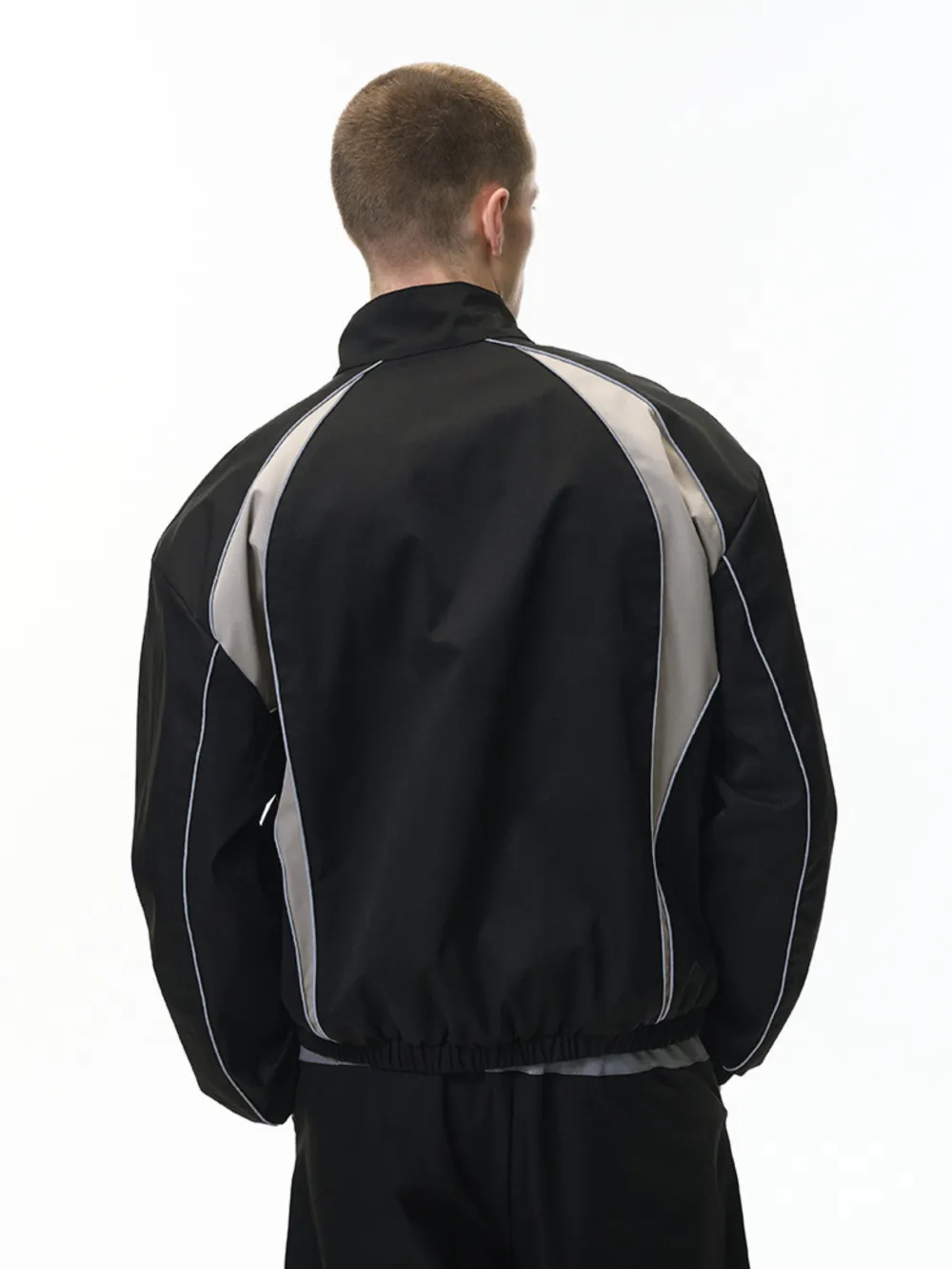 Wind Resistant Stand Collar Relaxed Fit Outdoor Utility Jacket