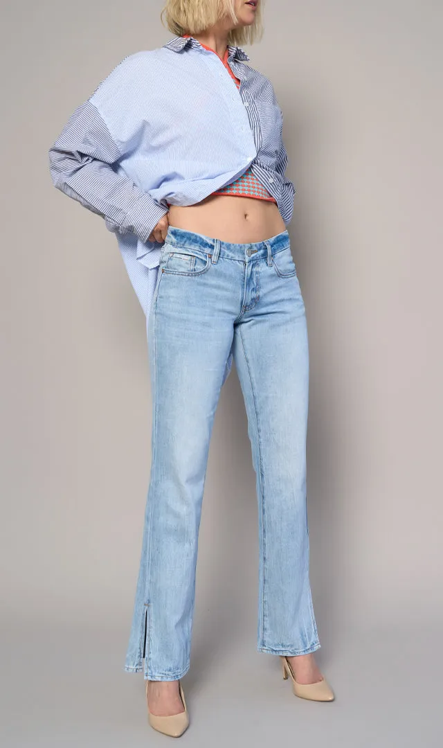 Low Rise Straight Jeans