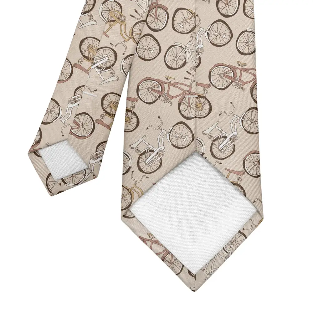 Refined Cycling Motif Necktie