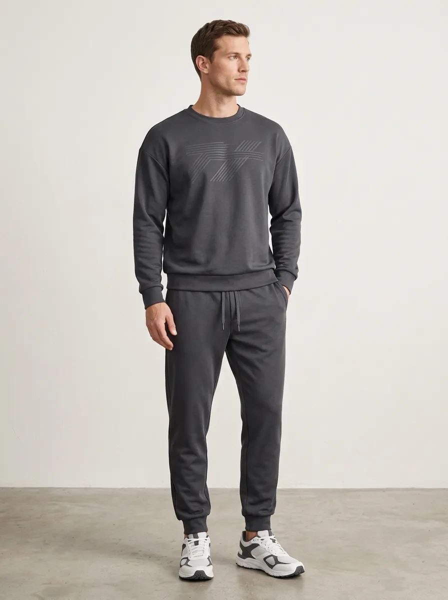 Men's Jogger Sweatshirt Sports Set