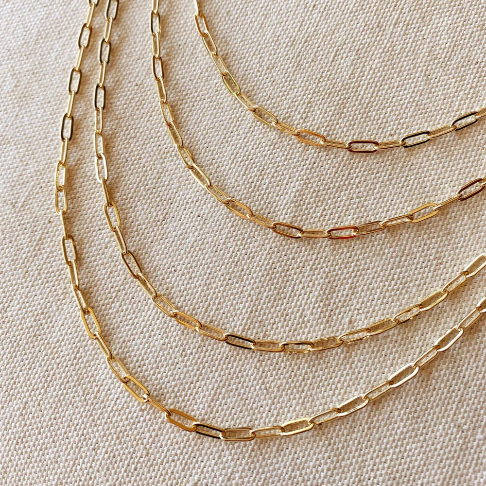 Modern Modern Paperclip Chain Necklace