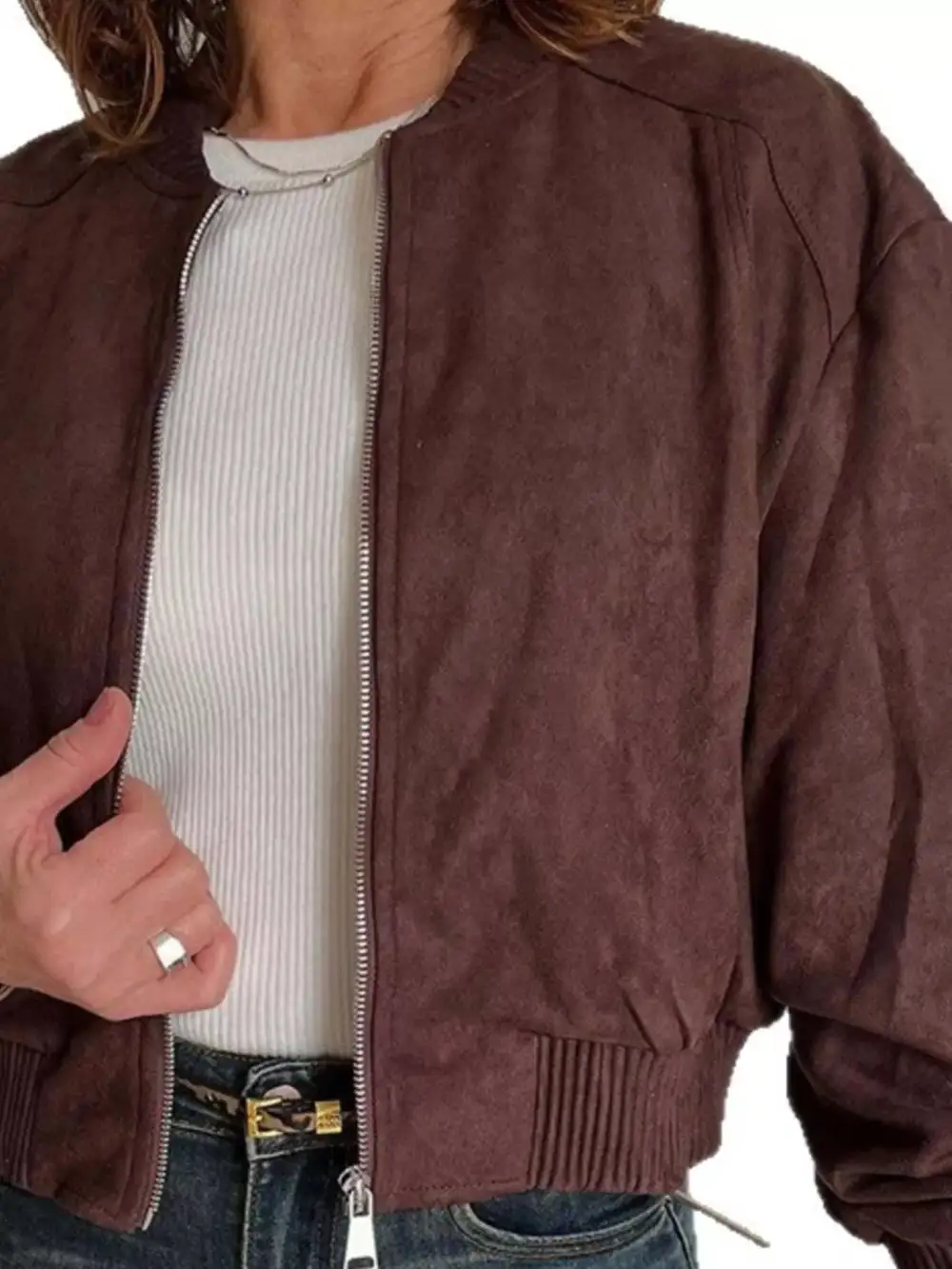 Streamlined Refined Zip-Up Jacket