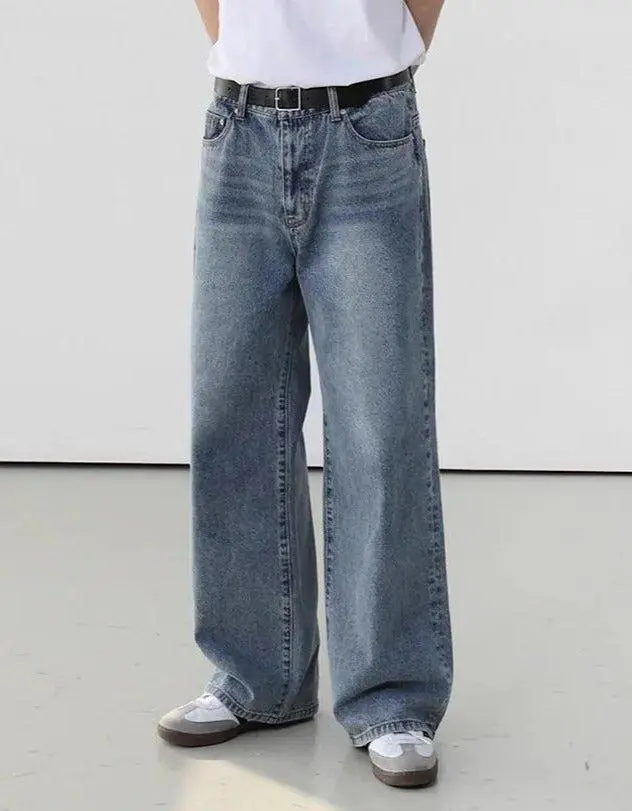 Faded Thigh Regular Fit Jeans