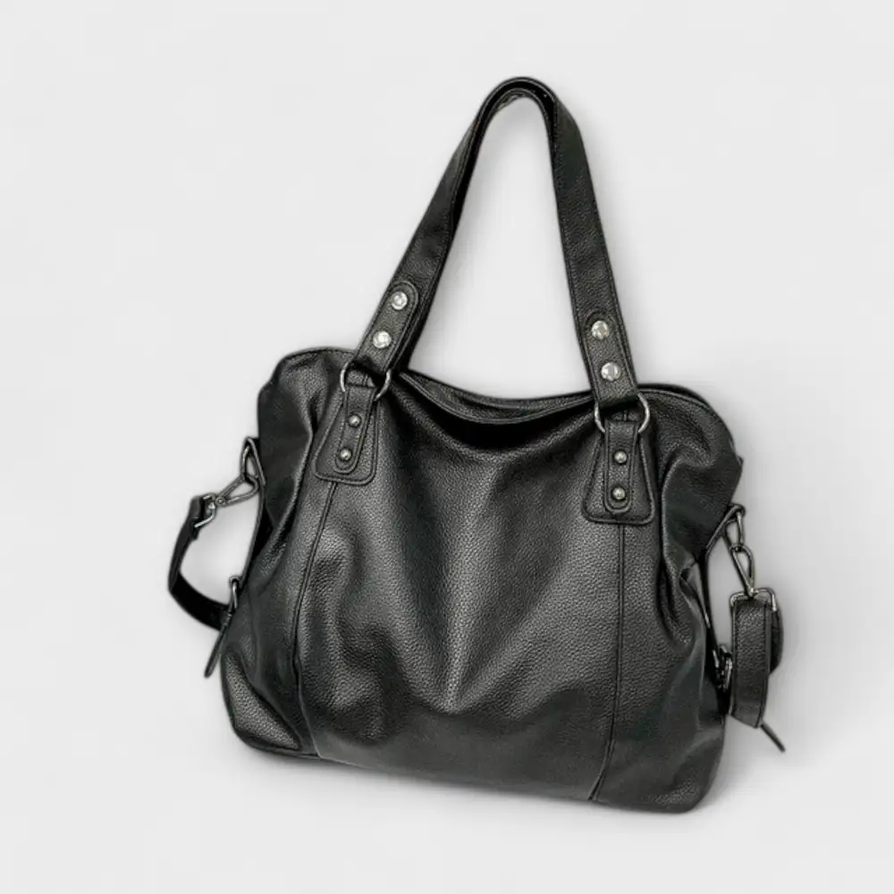 Pebbled Leather Shoulder Bag