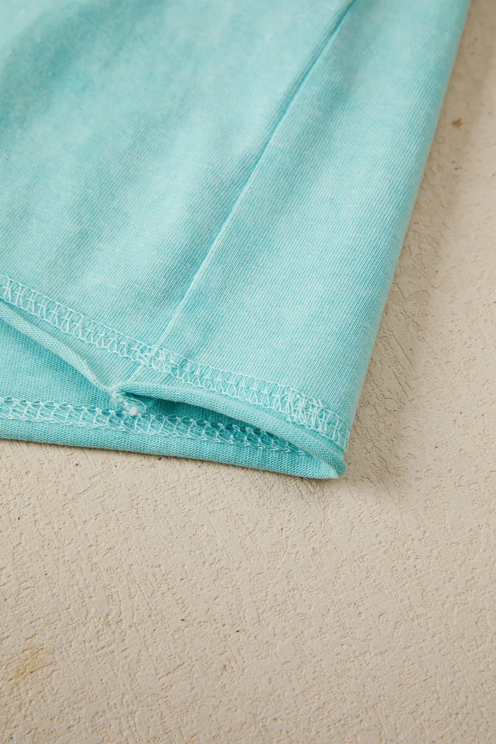 Mint Green Mineral Wash Raglan Tee