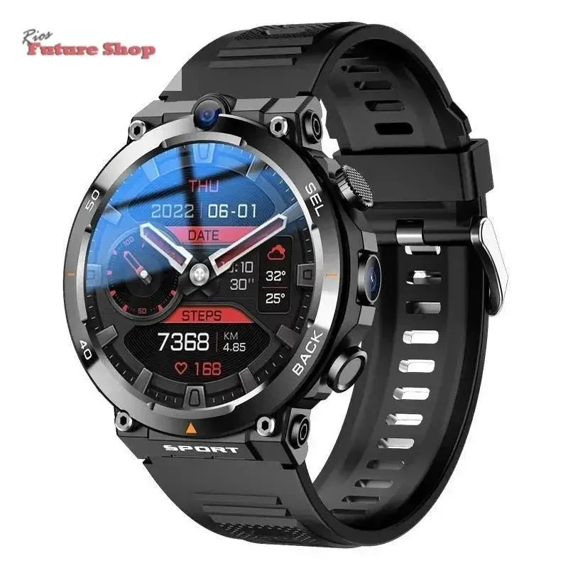 Multifunctional smartwatch with dual cameras