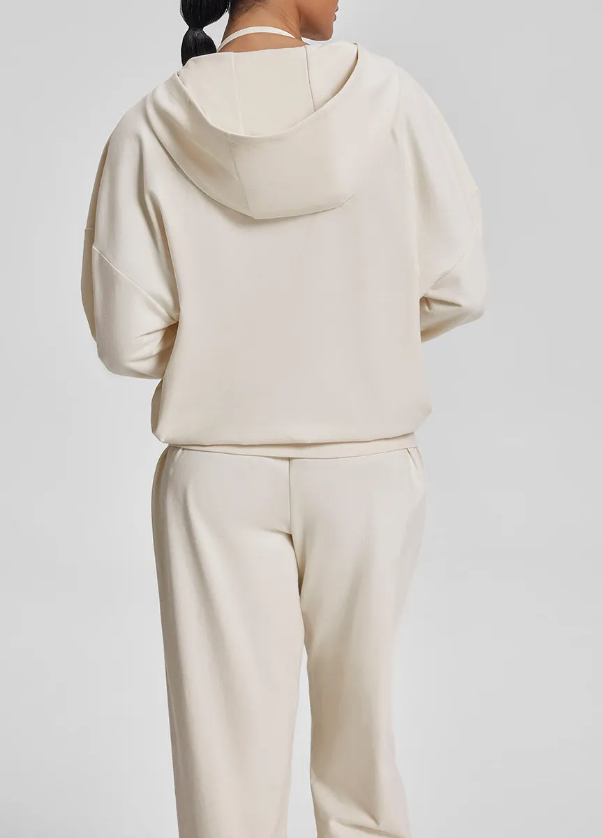 Soft Lounge Oversized Full-Zip Hoodie