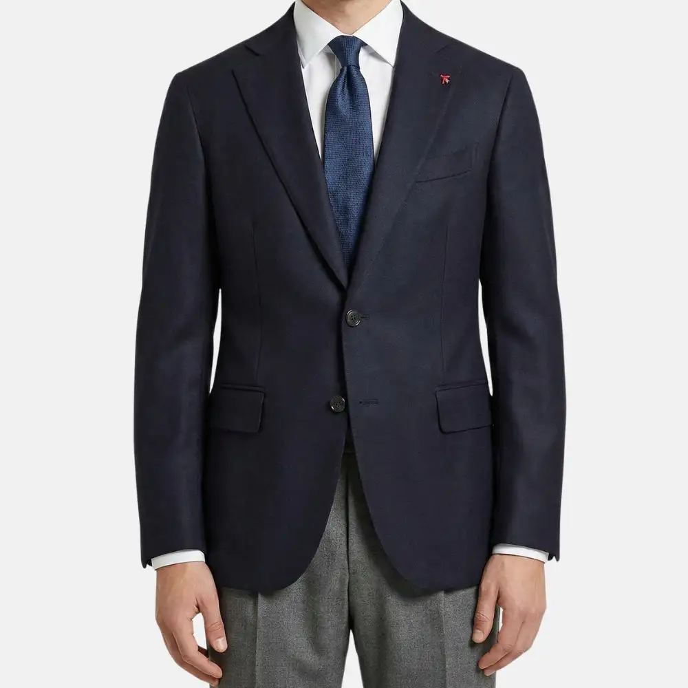 Flannel Wool Blazer Jacket