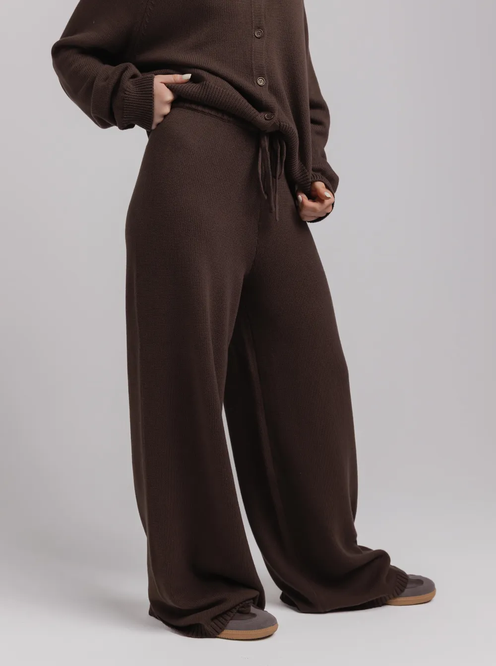 Wide Leg Knit Pants
