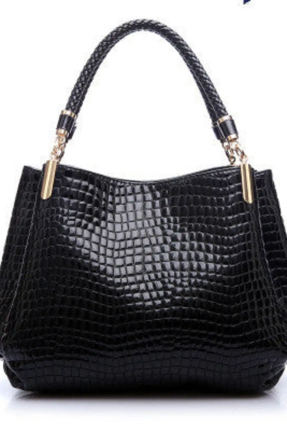European and American Fashion Women's Motorcycle Bag Crocodile Pattern 2025 Trend