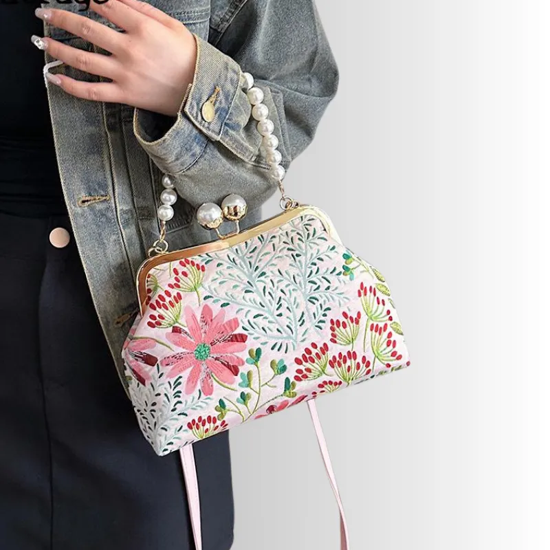Coral Stone Shoulder Bag