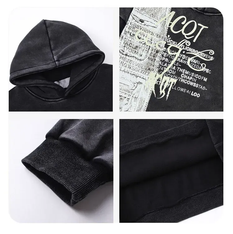 Oversized Washed Heavyweight Hoodie