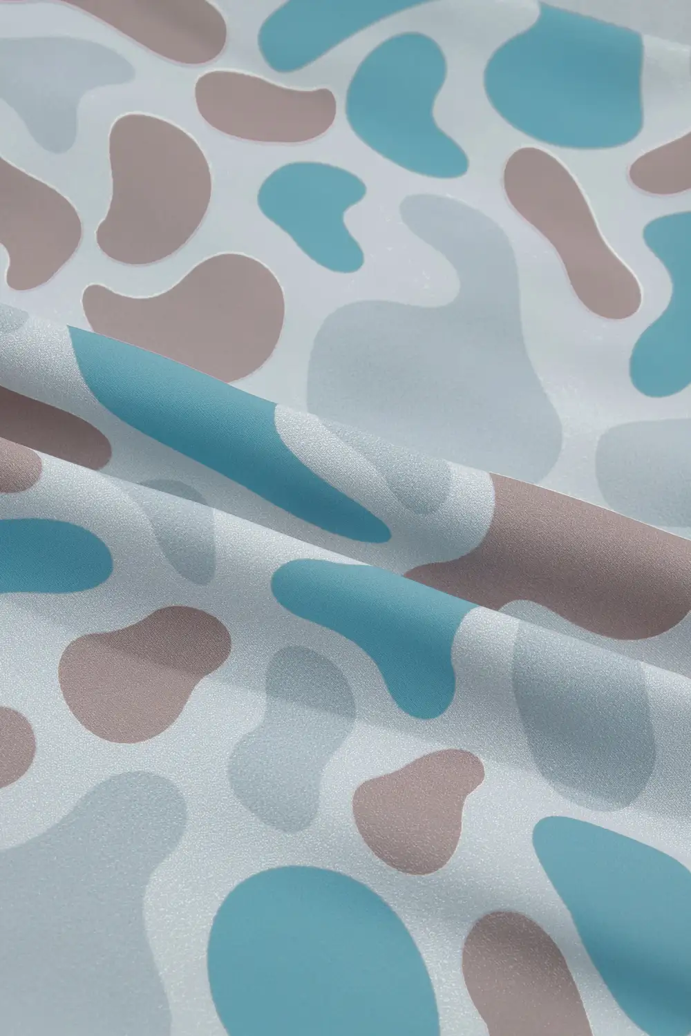 Multicolour Plus Size Camouflage Elastic Waist