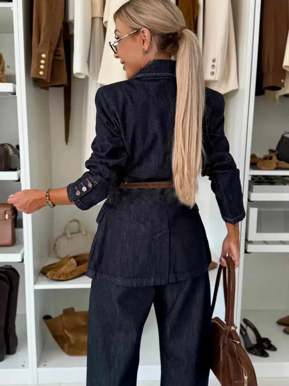 Sharp Relaxed Denim Jeans