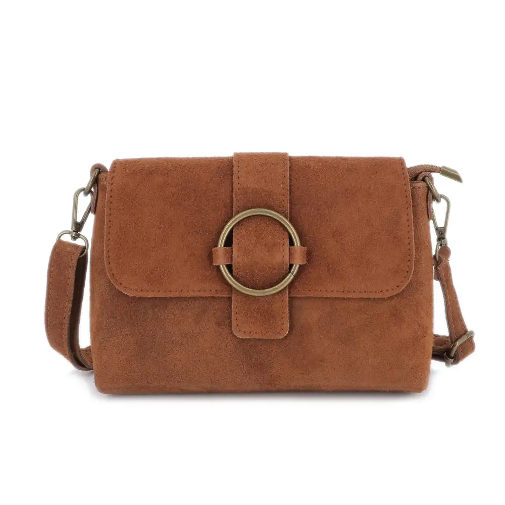 Everyday Suede Compact Crossbody Bag