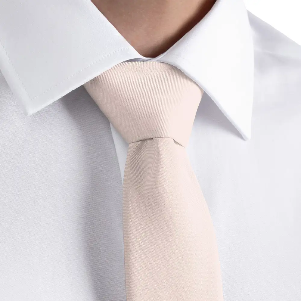 Artful Solid Arrangement Necktie