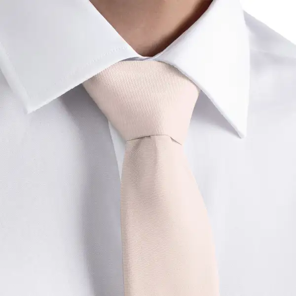Artful Solid Arrangement Necktie