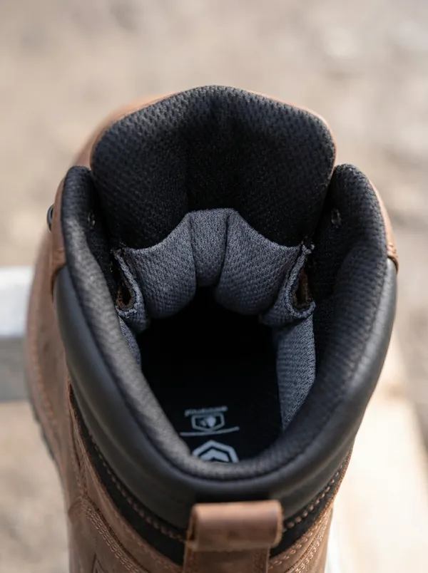 Classic Leather-Look Men's Waterproof Work Boots