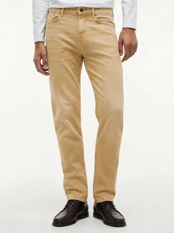 Clean-Lined Everyday Faded Jeans