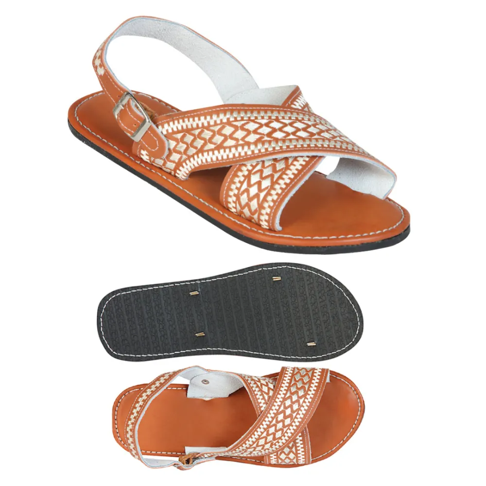 Relaxed Weave Walking Huarache Sandals