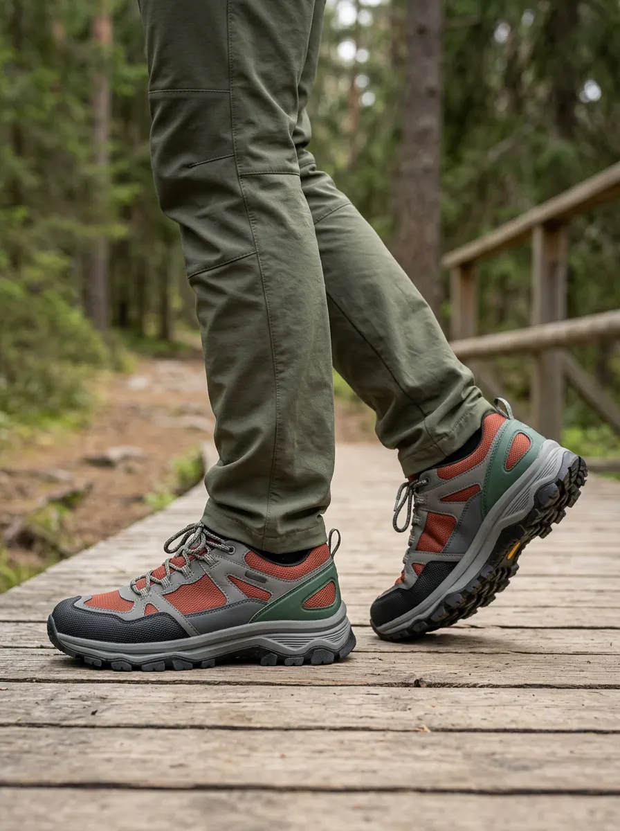 Men's Hiking Outdoor Colorblock Printed Shoes