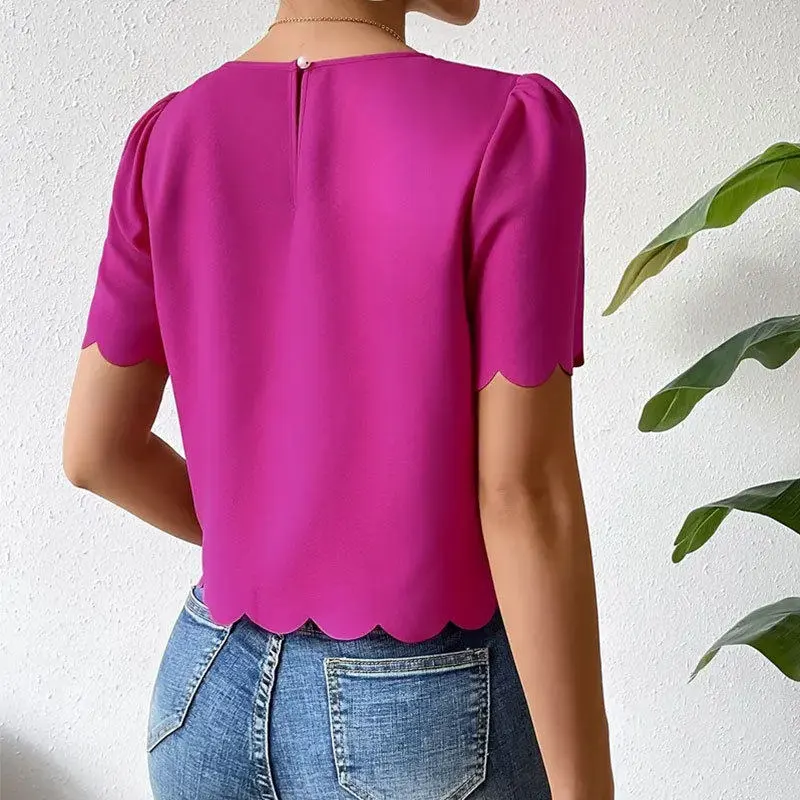 Short Sleeve Round Neck Shirt