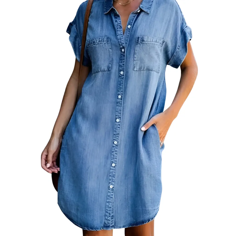  Button Up Shirt Dress