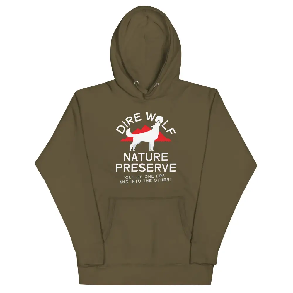 Dire Wolf Nature Preserve Unisex Comfort Hoodie