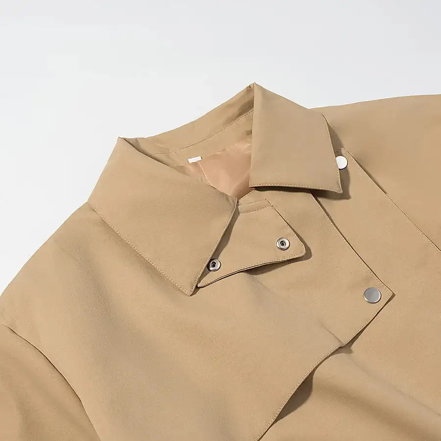 Relaxed Clean Line Trench Coat