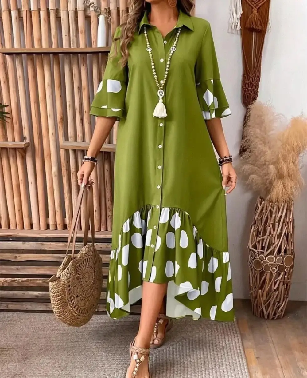 Julia Relaxed Flow Shirt Dress