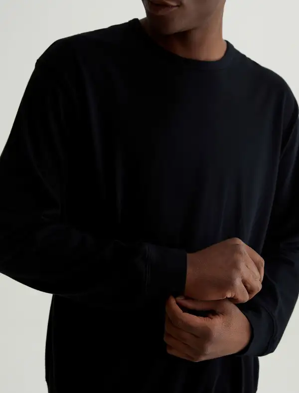 Men's Twill Crewneck Sweatshirt