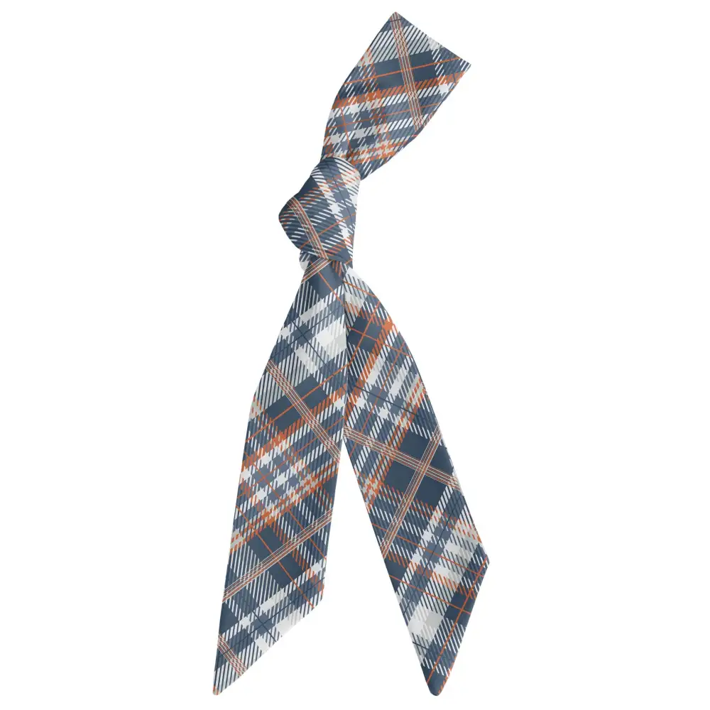 Baskerville Plaid Pattern Hair Scarf