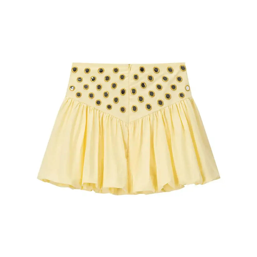 Eyelet Cami and Bubble Skirt Set