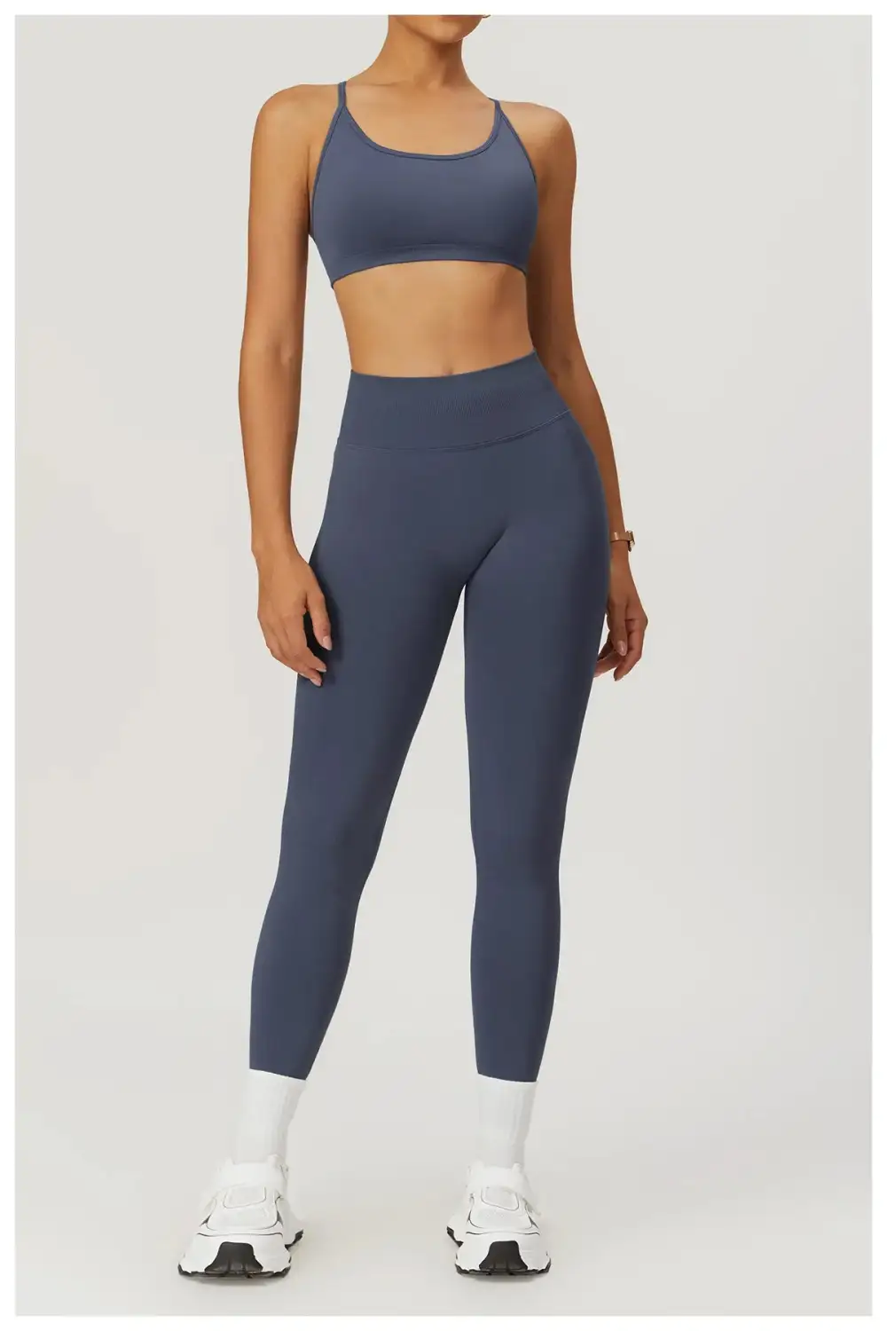 Seamless Yoga Set Gym Workout Fitness Sports Bra Leggings