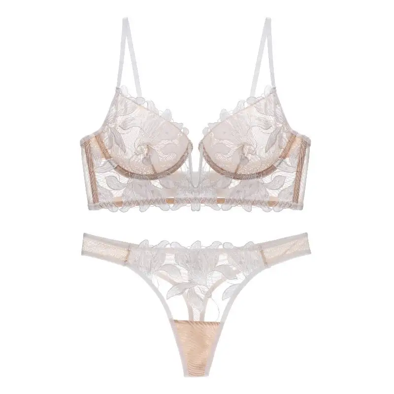 Decorative Embroidered Lingerie Set